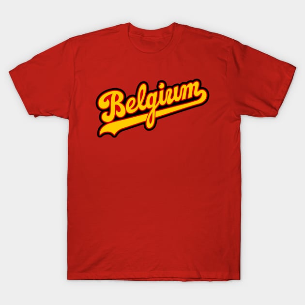 Belgium T-Shirt by lounesartdessin